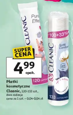 Auchan Płatki kosmetyczne Cleanic pure oferta