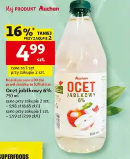 Auchan Ocet jabłkowy oferta