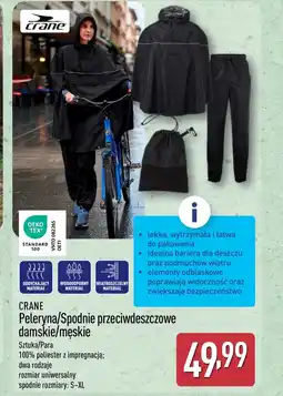 ALDI Spodnie przeciwdeszczowe Crane oferta