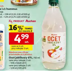 Auchan Ocet jabłkowy Auchan oferta