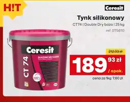 3W Tynk silikonowy Ceresit oferta