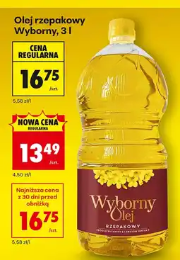 Biedronka Olej Wyborny oferta