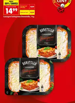 Biedronka Lasagne Donatello oferta
