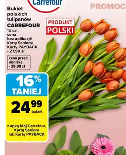 Carrefour Bukiet tulipanów Carrefour oferta