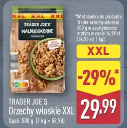 ALDI Orzechy włoskie Trader Joe's oferta