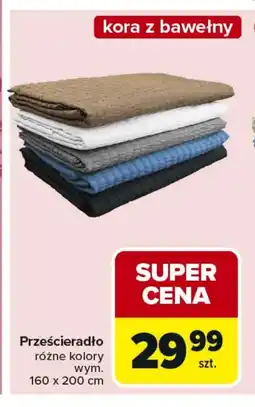 Carrefour Prześcieradło Kora oferta