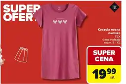 Carrefour Koszula nocna damska TEX oferta