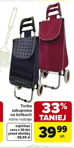 Carrefour Wózek na zakupy oferta
