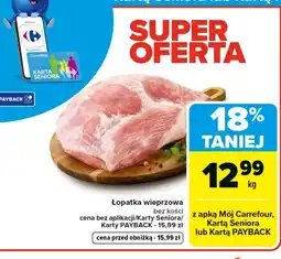 Carrefour Łopatka bez kości Carrefour oferta