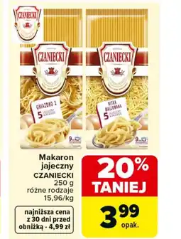 Carrefour Makaron Czaniecki oferta