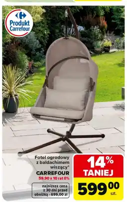 Carrefour Fotel ogrodowy Carrefour oferta