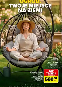 Carrefour Fotel ogrodowy Amber oferta