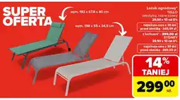 Carrefour Leżak ogrodowy oferta