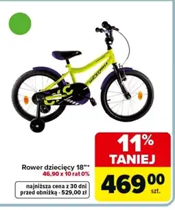 Carrefour Rower dziecięcy oferta