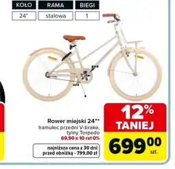 Carrefour Rower miejski Rama oferta