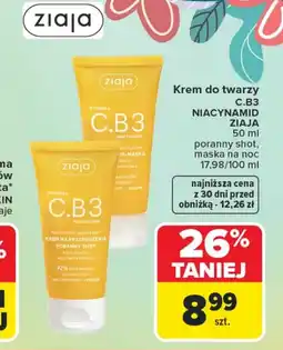 Carrefour Krem na noc Ziaja oferta