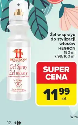 Carrefour Spray do stylizacji włosów Hegron oferta