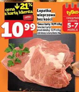 Topaz Łopatka bez kości C &C oferta