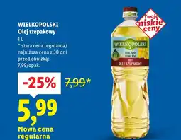 Lidl Olej Wielkopolski oferta