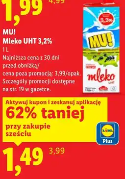Lidl Mleko MU! oferta