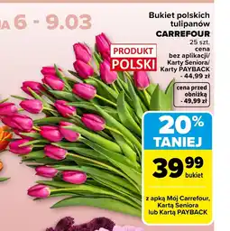 Carrefour Market Bukiet tulipanów Carrefour oferta