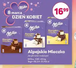 Bliski Milka Alpejskie Mleczko oferta