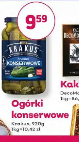 Bliski Ogórki konserwowe Krakus oferta