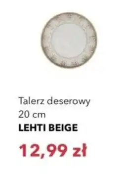 Nela Talerz deserowy Lehti Beige oferta