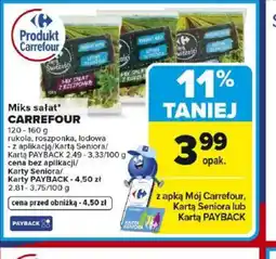 Carrefour Market Miks sałat Carrefour oferta