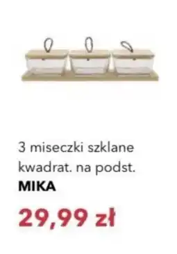 Nela Mika 3 miseczki szklane oferta