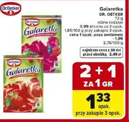 Carrefour Market Galaretka Dr. Oetker oferta