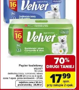 Carrefour Market Papier toaletowy Velvet oferta