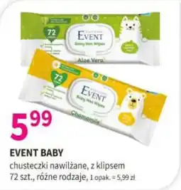 Drogerie Polskie Event baby chusteczki nawilżane, z klipsem oferta