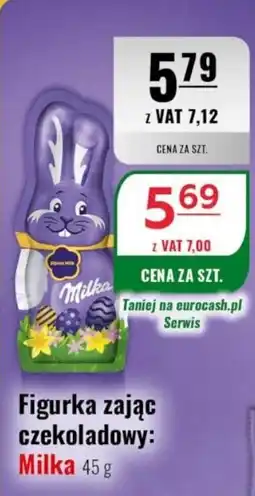 Eurocash Figurka zając czekoladowy: Milka oferta