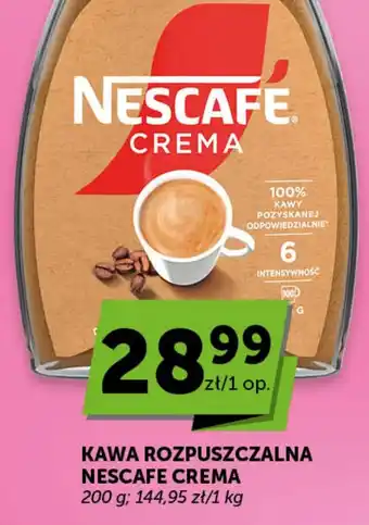Kawa rozpuszczalna Nescafe Crema
