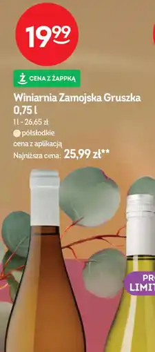 Żabka Winiarnia Zamojska Gruszka oferta