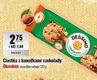 Ciastka z kawałkami czekolady: Dessimo