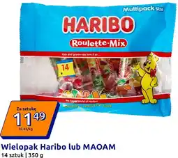 Action Wielopak Haribo lub MAOAM Roulette-Mix oferta