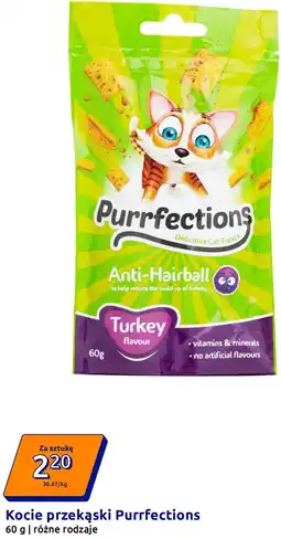 Action Kocie przekąski Purrfections oferta