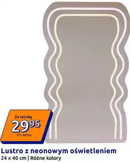 Action Lustro z neonowym oświetleniem oferta