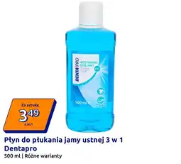 Action Płyn do płukania jamy ustnej 3 w 1 Dentapro oferta