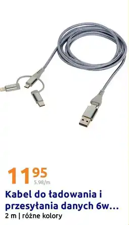 Action Kabel do ładowania i przesyłania danych 6w oferta