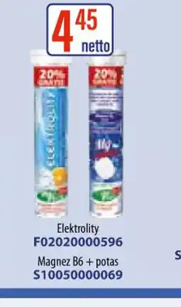 AT Elektrolity / Magnez B6 + potas oferta