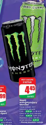 Dino Napój energetyzujący Monster oferta