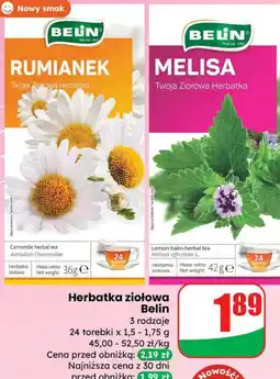 Dino Herbatka ziołowa Belin oferta