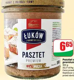 Dino Pasztet wieprzowy premium Łuków oferta