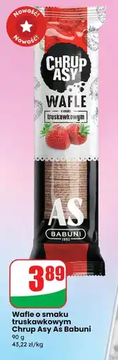 Dino Wafle o smaku truskawkowym Chrup Asy As Babuni oferta