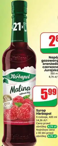 Dino Syrop Herbapol Malina oferta
