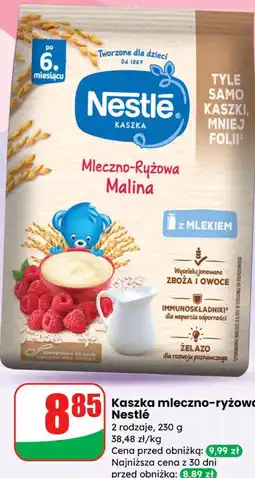 Dino Kaszka mleczno-ryżowa Nestlé oferta