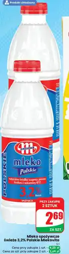 Dino Mleko spożywcze świeże 3,2% Polskie Mlekovita oferta